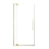 SMRPD3676108C-CB Reverie 36-in x 76-in Pivot Shower Door With 5/16-in Clear Glass And Sampson Double-Sided Handles, Champagne Bronze