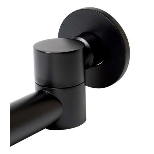SMRRTS-MB Rowan 9-in Non-Diverting Rotating Tub Spout, Matte Black
