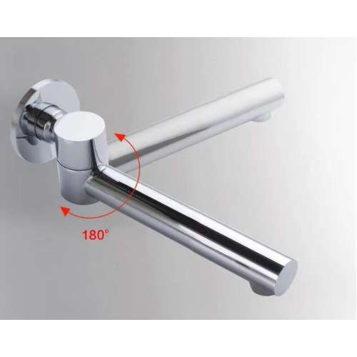 SMRRTS-BN Rowan 9-in Non-Diverting Rotating Tub Spout, Brushed Nickel