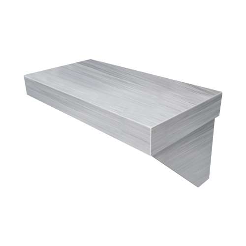 SMRSK2412-186 24-in x 12.5-in x 15-in Rectangular Shower Seat, Iceberg Grey