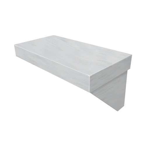 SMRSK2412-190 24-in x 12.5-in x 15-in Rectangular Shower Seat, Bellagio