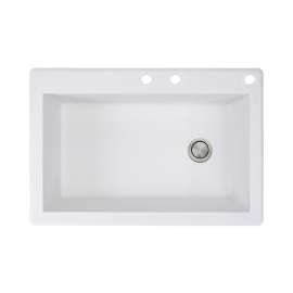 Renton Granite 33-in Drop-in Kitchen Sink - SMRTSS3322-CDE