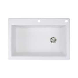 Renton Granite 33-in Drop-in Kitchen Sink - SMRTSS3322-CE