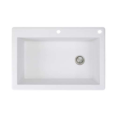 Renton Granite 33-in Drop-in Kitchen Sink - SMRTSS3322-CE