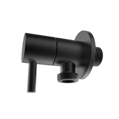 SMRWCH-MB Rowan Wall Elbow With Joint And Hand Shower Control, Matte Black
