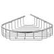 SMSBC-PC 12-in x 10-in x 3-in Stainless Steel Corner Shower Basket, Polished Chrome