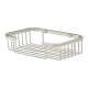 SMSBR-BS 8-in x 5-in x 1-in Rectangular Shower Basket, Brushed Stainless