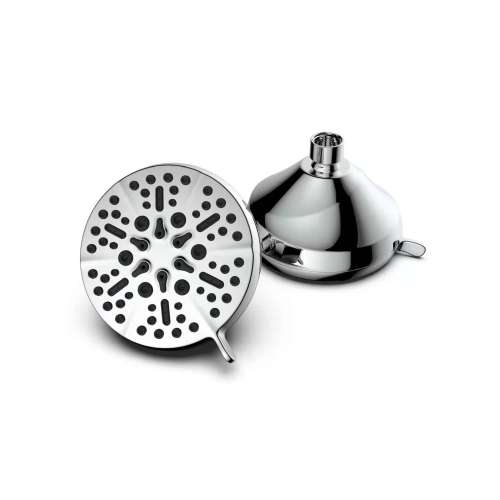 SMSGSH7F5-PC Greyson 5-in x 5-in Seven Function Round Showerhead, Polished Chrome