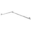 SMSLG4426-BS Sienna 44-in x 26-in Reversible L-Shape ADA Grab BarWith 1.25-in Diameter, Brushed Stainless