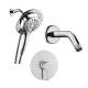 SMSPM3R-PC Theo Single Function Round ADA Pressure Balance With Magnetic Docking Hand Showerhead Set, Polished Chrome