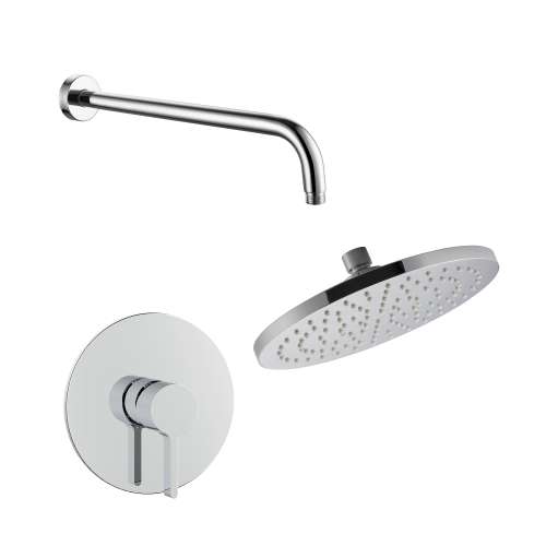 SMSPRK129-1-PC Sadie Single Function Round ADA Pressure Balance Shower Set, Polished Chrome