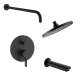 SMSPRK129T-2-MB Sadie Two Function Round ADA Pressure Balance Shower And Tub Set, Matte Black