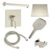 SMSPSK129H-2-BN Sadie Two Function Square ADA Pressure Balance With Hand Shower Set, Brushed Nickel