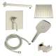 SMSPSK129H-2-BN Sadie Two Function Square ADA Pressure Balance With Hand Shower Set, Brushed Nickel