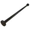 SMSRS4072-MB 40-in Adjustable Straight Fixed Shower Rod, Matte Black