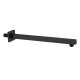 SMSSA12-MB Sampson 12-in Shower Arm With Escutcheon, Matte Black