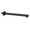 SMSSA16-MB Sampson 16-in Shower Arm With Escutcheon, Matte Black