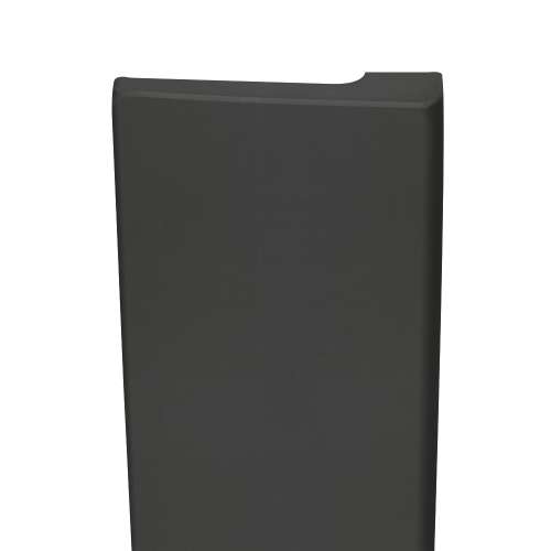 SMTRIM962-09 96-in x 2-in x .25-in x .5-in Wall Edge Trim, Black