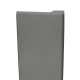 SMTRIM962-40 96-in x 2-in x .25-in x .5-in Wall Edge Trim, Dark Grey