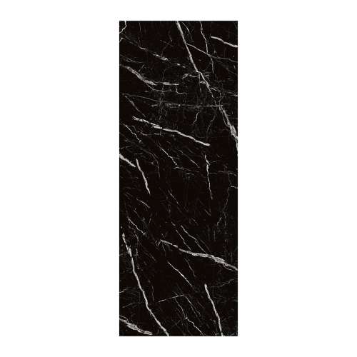 SMTW3996-KI03HCA Trinity 39-in x 96-in Continous Pattern Shower Wall Panel A, Black Carrara (Ultra Honed)