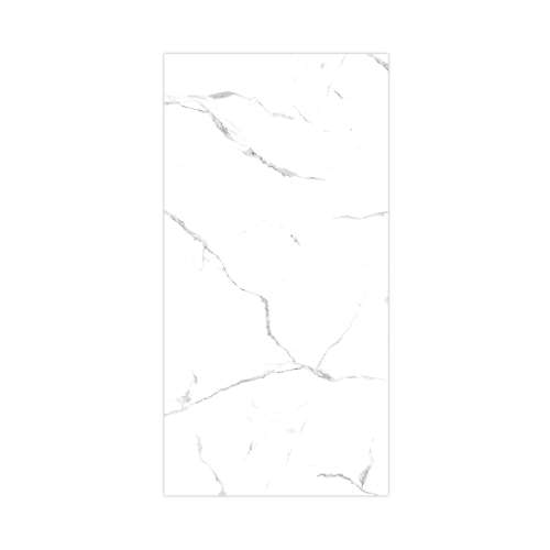 SMTW4896-KI01G Trinity 48-in x 96-in Shower Wall Panel, White Carrara (Glossy)