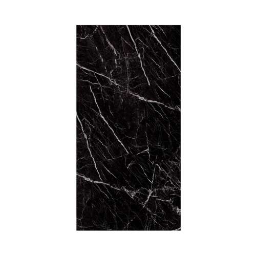 SMTW4896-KI03H Trinity 48-in x 96-in Shower Wall Panel, Black Carrara (Ultra Honed)