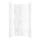SMTWK363696-KI31G Trinity 36-in x 36-in x 96-in 3-Piece Shower Wall Kit, Sabana Grey (Glossy)