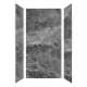 SMTWK483696-KI63G Trinity 48-in x 36-in x 96-in 3-Piece Shower Wall Kit, Storm (Glossy)