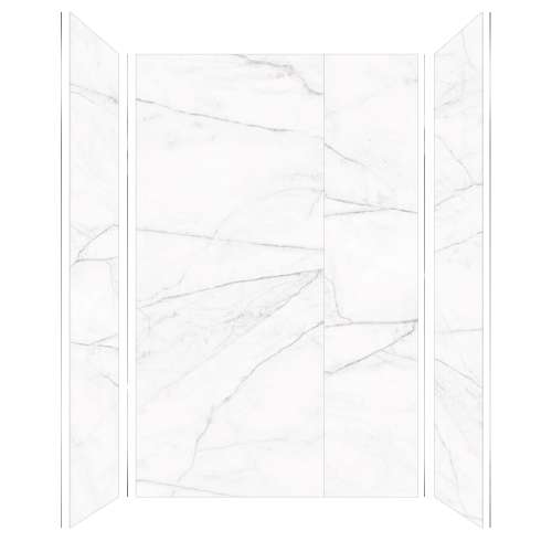 SMTWK604896-KI58H Trinity 60-in x 48-in x 96-in 4-Piece Shower Wall Kit, Everest (Honed)