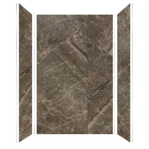SMTWK604896-KI82H Trinity 60-in x 48-in x 96-in 4-Piece Shower Wall Kit, Ariel Desert (Honed)