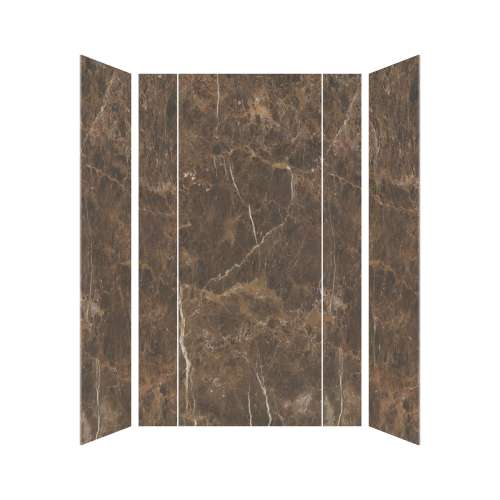 SMTWKEC603696-KI82G Trinity Eco 60-in x 36-in x 96-in 3-Piece Shower Wall Kit, Ariel Desert (Glossy)