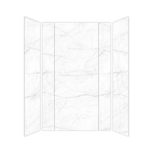 SMTWKECT603696-KI58H Trinity Eco 60-in x 36-in x 96-in Foldable 5-Piece Shower Wall Kit, Everest (Honed)