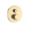 SMVAT1R-CB ArgoTherm Single Function Round Thermostatic Valve And Trim With Push Buttons, Champagne Bronze