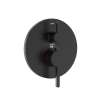 SMVFS2R-MB FlowStat Two Function Round ADA Thermostatic Valve And Trim, Matte Black