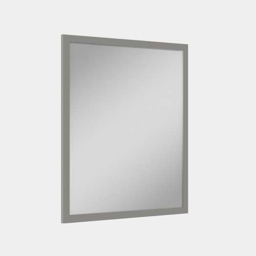 SMVM2434-MR-FR02-LG 24-in x 34-in Latitude Framed Vanity Mirror, Light Grey