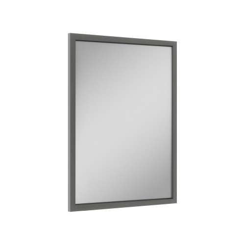 SMVM2434-MR-FR02-SG 24-in x 34-in Latitude Framed Vanity Mirror, Smokey Grey