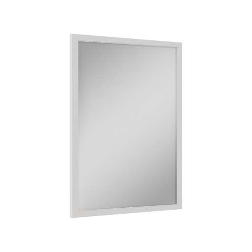 SMVM2434-MR-FR02-WH 24-in x 34-in Latitude Framed Vanity Mirror, White
