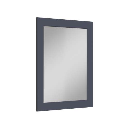 SMVM2434-MR-FR01-NB 24-in x 34-in Remington Framed Vanity Mirror, Navy Blue