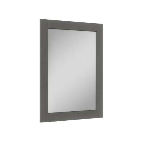 SMVM2434-MR-FR01-SG 24-in x 34-in Remington Framed Vanity Mirror, Smokey Grey