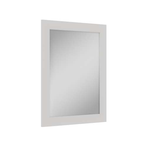 SMVM2434-MR-FR01-WH 24-in x 34-in Remington Framed Vanity Mirror, White
