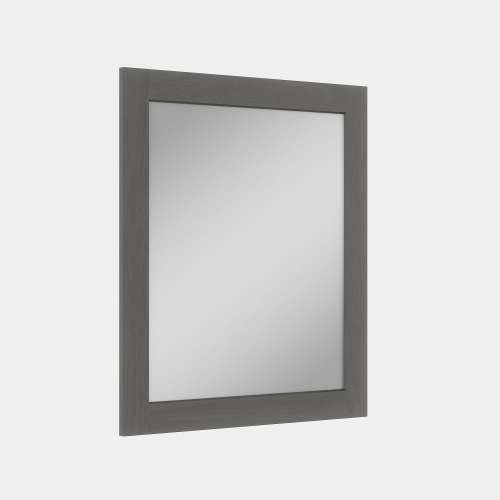 SMVM3034-MR-FR01-SG 30-in x 34-in Remington Framed Vanity Mirror, Smokey Grey