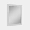 SMVM3034-MR-FR01-WH 30-in x 34-in Remington Framed Vanity Mirror, White