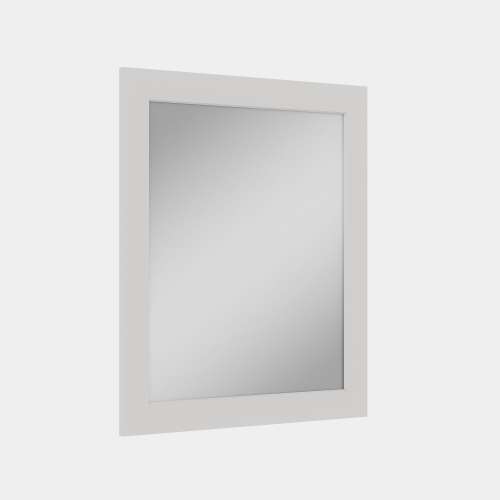 SMVM3034-MR-FR01-WH 30-in x 34-in Remington Framed Vanity Mirror, White