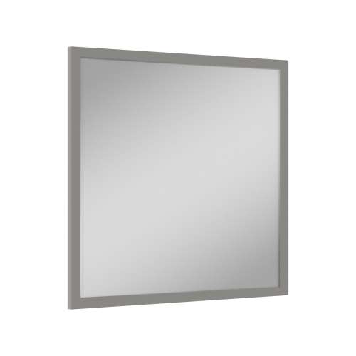 SMVM3634-MR-FR02-LG 36-in x 34-in Latitude Framed Vanity Mirror, Light Grey