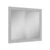 SMVM3634-MR-FR01-LG 36-in x 34-in Remington Framed Vanity Mirror, Light Grey
