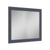 SMVM3634-MR-FR01-NB 36-in x 34-in Remington Framed Vanity Mirror, Navy Blue