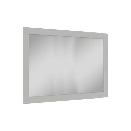 SMVM4834-MR-FR01-LG 48-in x 34-in Remington Framed Vanity Mirror, Light Grey