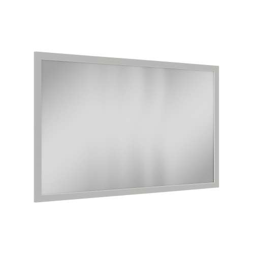 SMVM5434-MR-FR02-LG 54-in x 34-in Latitude Framed Vanity Mirror, Light Grey