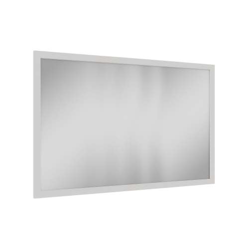 SMVM5434-MR-FR02-WH 54-in x 34-in Latitude Framed Vanity Mirror, White