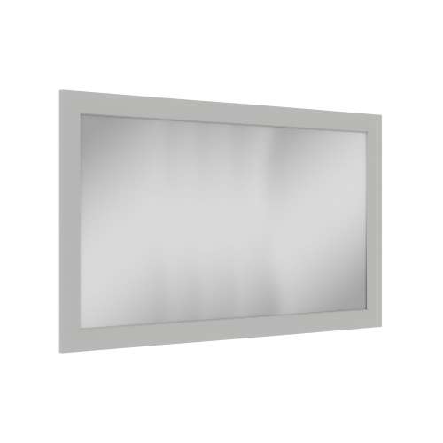 SMVM5434-MR-FR01-LG 54-in x 34-in Remington Framed Vanity Mirror, Light Grey